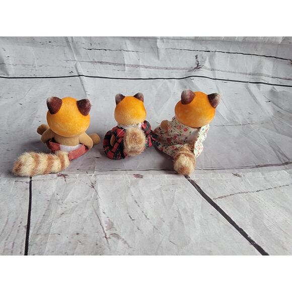 Calico Critters Sylvanian Families Red Panda Family Retired Set of 3 READ - Picture 5 of 6